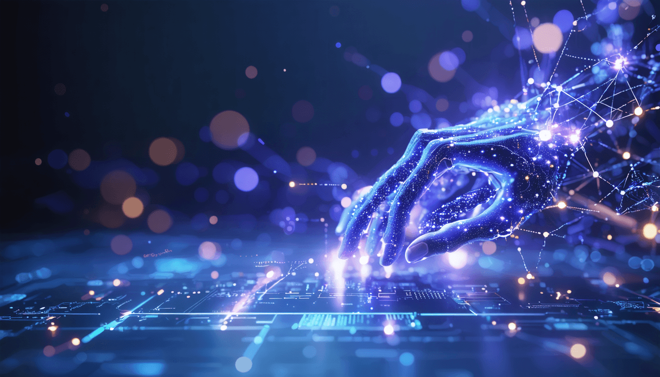 Illustration representing AI technology