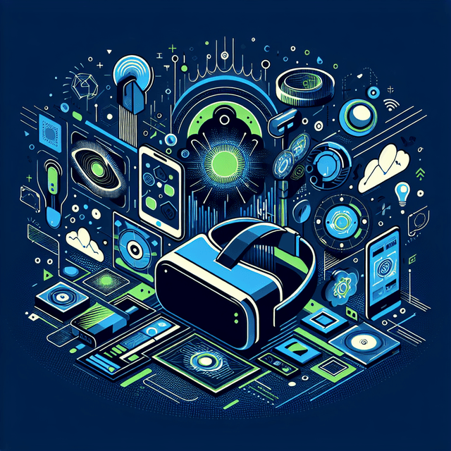 VR and AR Solutions Illustration